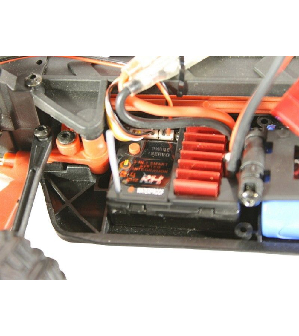 Радиоуправляемый монстр Remo Hobby SMAX UPGRADE V2.0 (красный) 4WD 2.4G 1/16 RTR