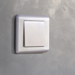 Клавиша для выключателя перекрестного (перламутровый рифленый)