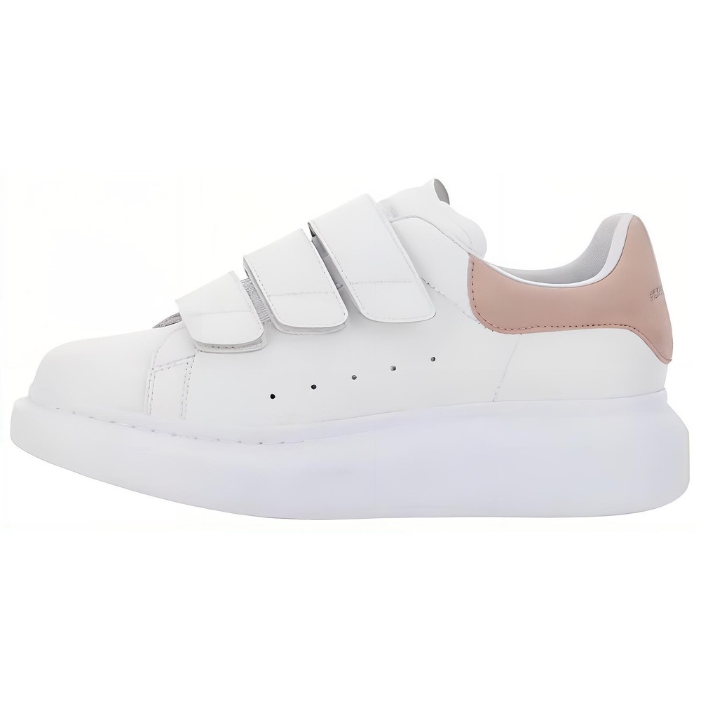 Alexander McQueen Oversized Triple Strap Sneaker "White Pink" Women"s