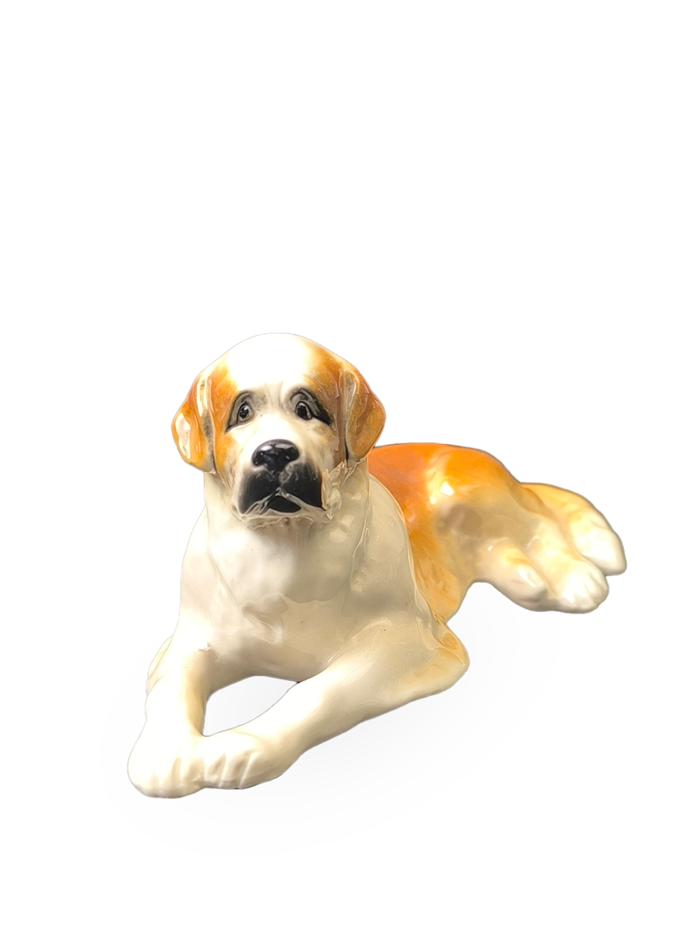 Фарфоровая статуэтка "Сенбернар" Сциталис