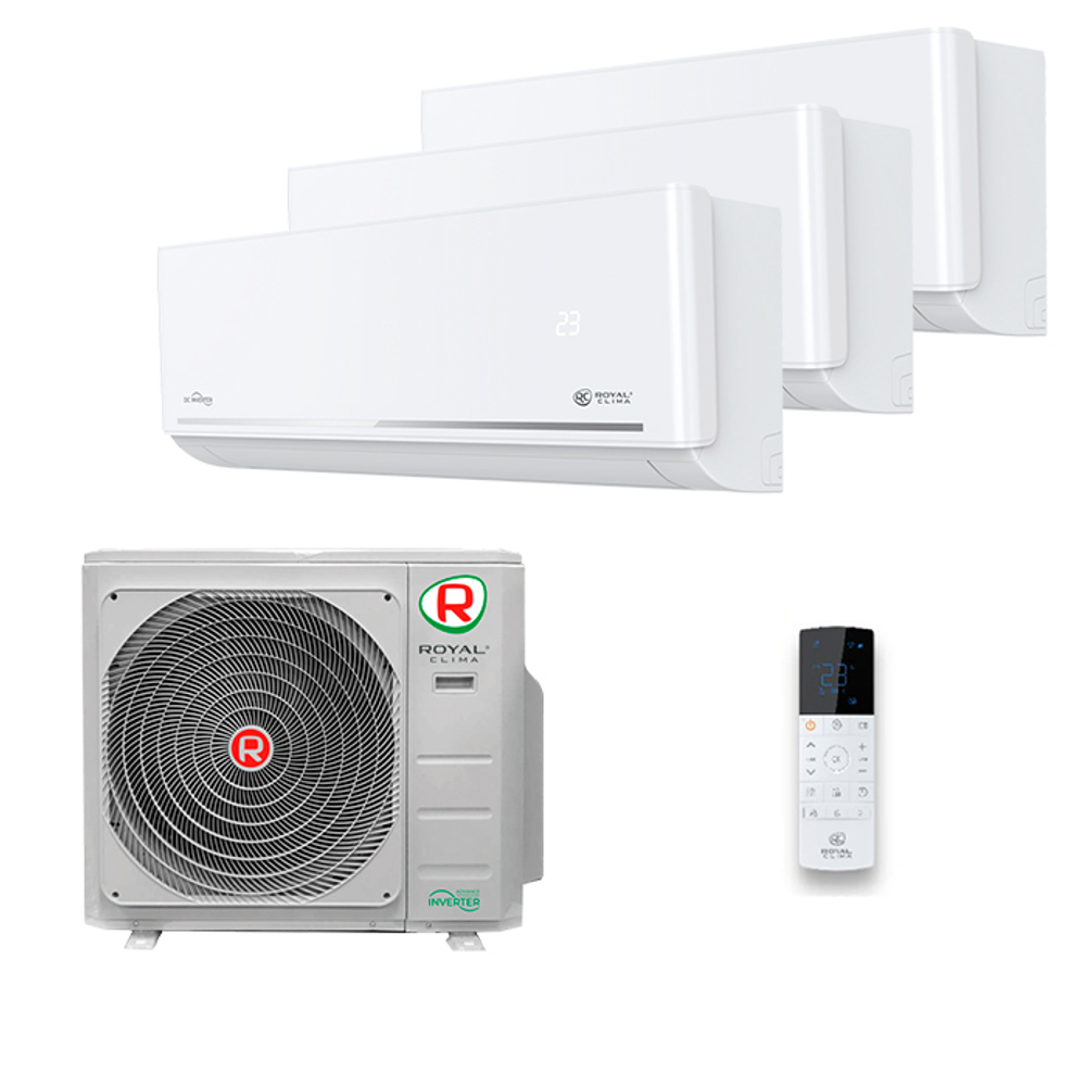 Мультисплит система на 3 комнаты Royal Clima RCI-FC09HN x 3 / 3RMN-21HN/OUT