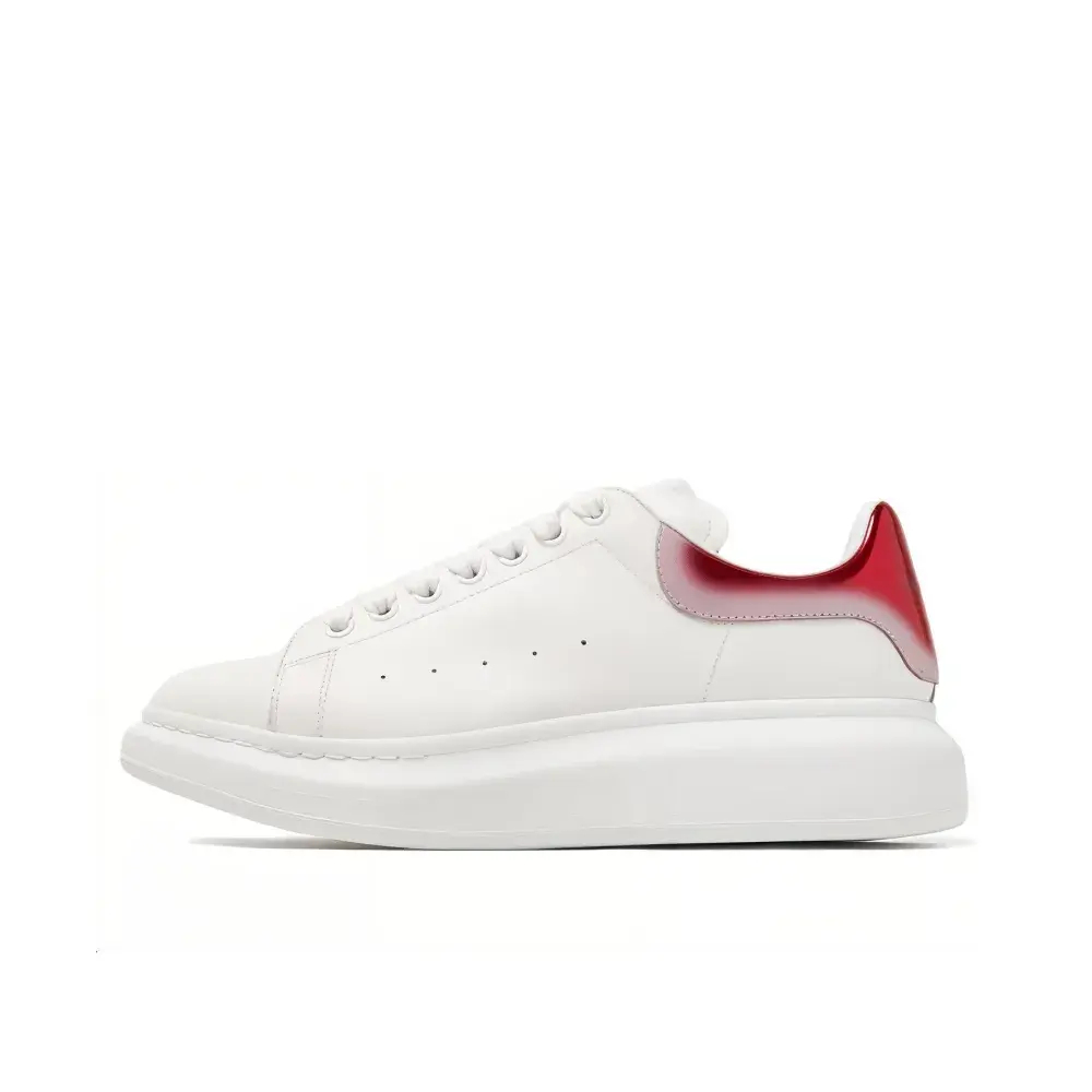 Alexander McQueen Oversized White Red Chrome Gradient