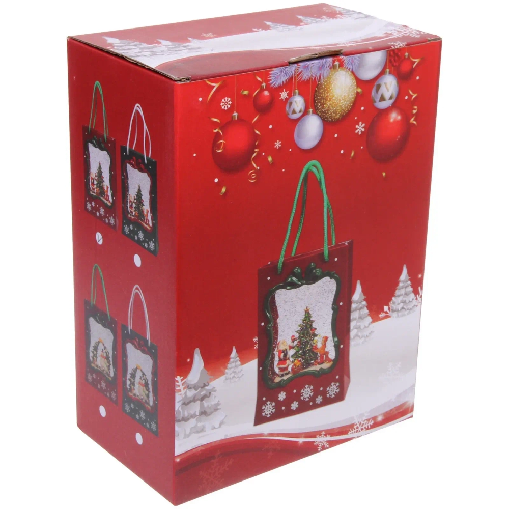 Сувенир с подсветкой «Елочка нарядная» 16.6*8.6*23 см, микс (питание от USB и батареек)