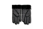 UGG Перчатки Кожаные Мужские Черные
