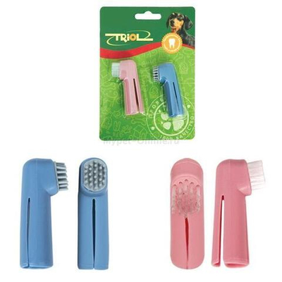 Набор зубных щеток-напальчников, 60мм (уп.2шт.), серия HYGIENE, Triol