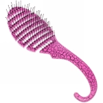 Расческа массажная «Dewal style», цвет фуксия, 21,5*6,5см