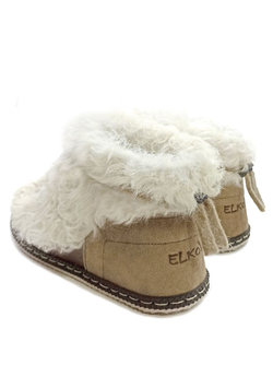 Ботильоны меховые "Крем-сода"