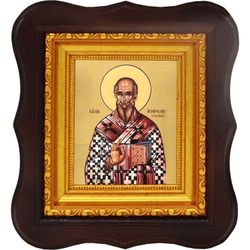 Аверкий Иерапольский, равноапостольный епископ. Икона на холсте.