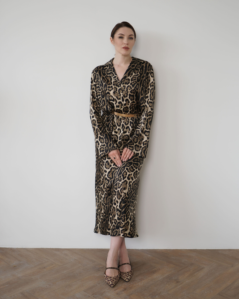 Женя Фатеева в костюме leo