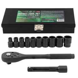 Набор инструментов ударный 12пр. 1/2''(12гр.) RockFORCE RF-4122-9