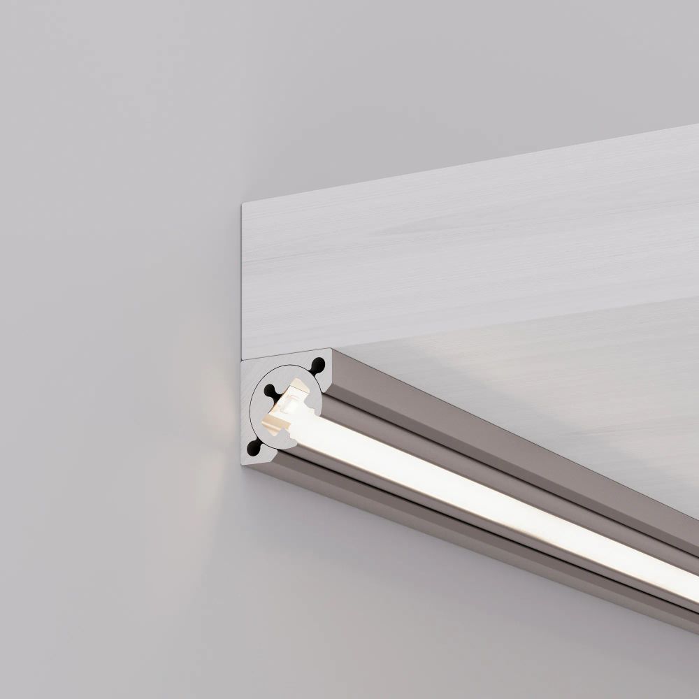 Профиль с экраном SL-KANT-H10-ROTATE-2000 CHAMPAGNE GOLD (Arlight, Алюминий+пластик) 055323