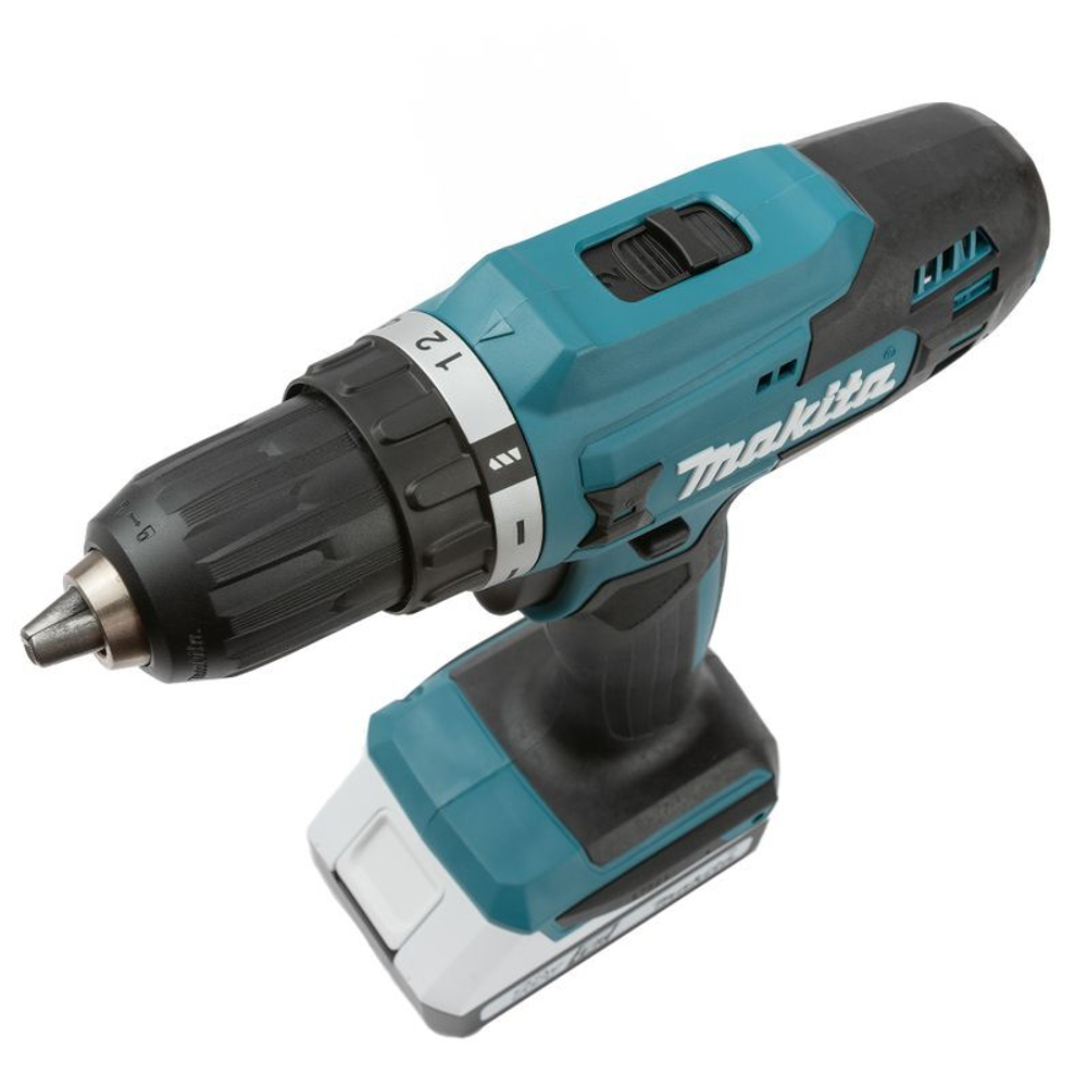 Дрель-шуруповерт Makita DF488DWE 18В 2х1,5 Ач
