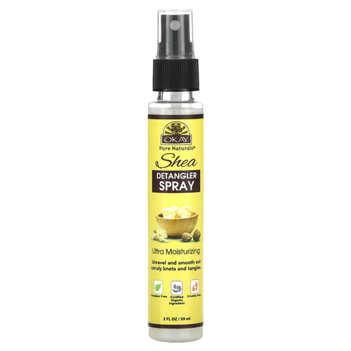 Okay Pure Naturals, Спрей для расчесывания волос ши, 59 мл (2 жидк. унц.)
