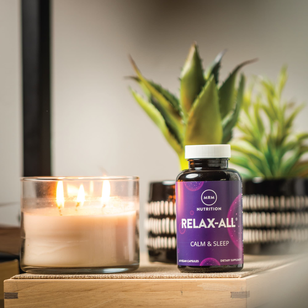 MRM Nutrition, Relax-All, средство для успокоения и сна, 60 веганских капсул