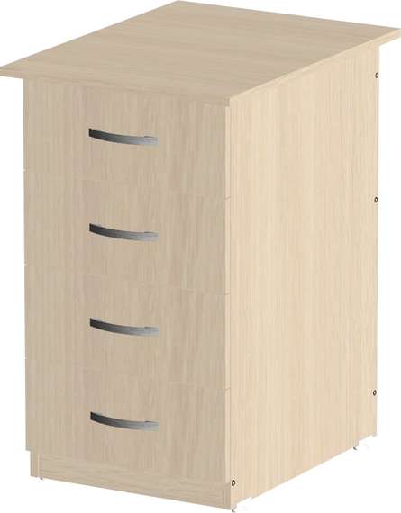 Тумба приставная 4 ящика