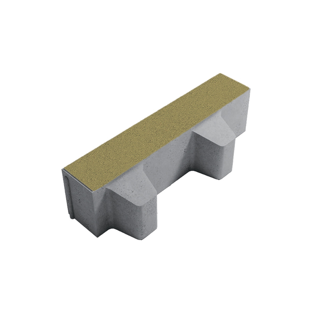 Тротуарная плитка ГАЗОННАЯ РЕШЕТКА - Стандарт Желтый