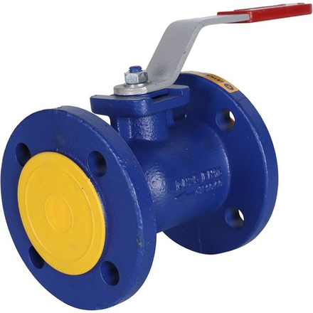 Кран шаровый чугунный ZETKAMA 565A Ду25 Ру16 фланцевый