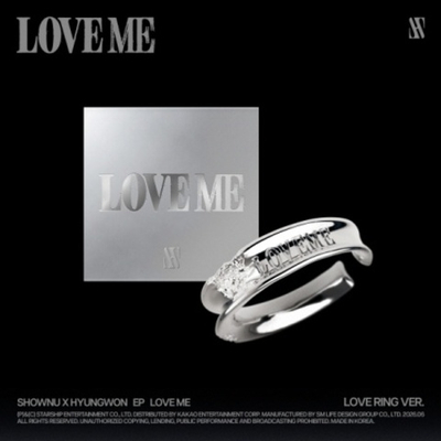 (ПРЕДЗАКАЗ) Альбом SHOWNU X HYUNGWON - LOVE ME EP Album LOVE RING (LIMITED) Version