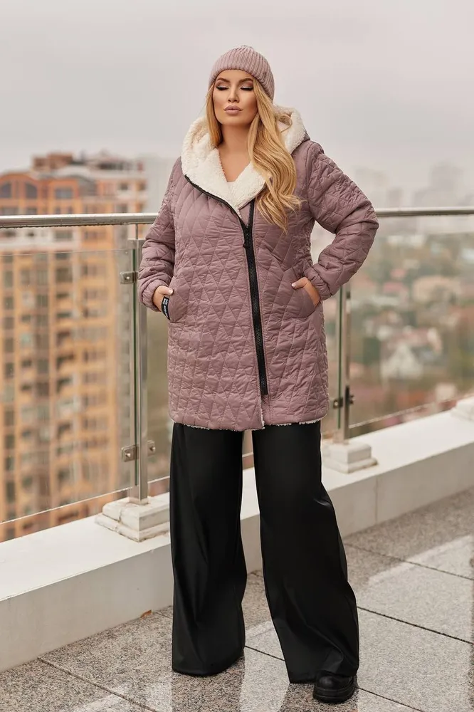 Куртка с мехом УК-1608 Фабрика Моды