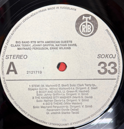 Виниловая пластинка Сборник Big Band RTB With American Guests LP