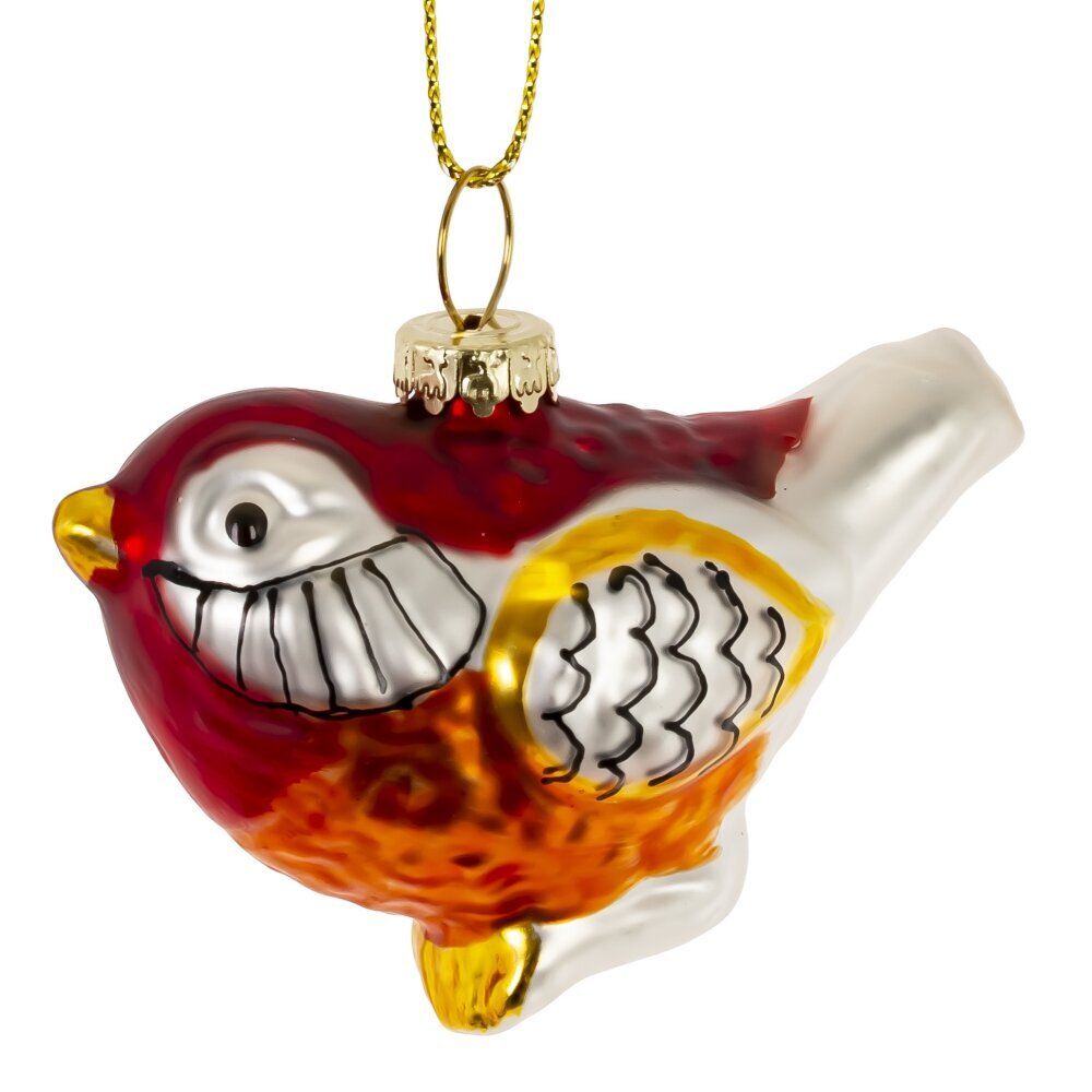 GAEM Украшение новогоднее "Птичка", L7 W4 H6 см, 3в.