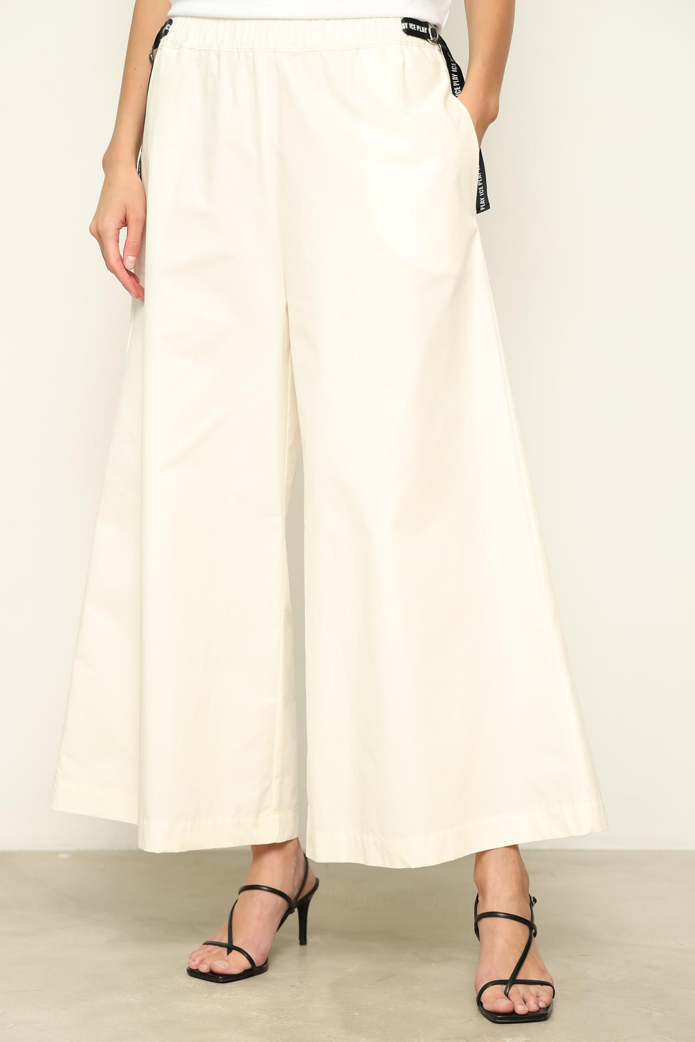 Брюки клеш жен. ICE PLAY 1103 молочный