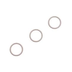 Кольцо для бретели серебристый пион 15 мм