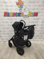 Коляска модульная 3в1 Farfello Molly Trio черный