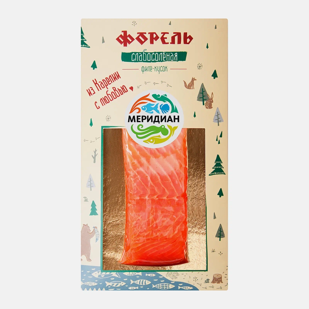 Форель Меридиан филе 150г
