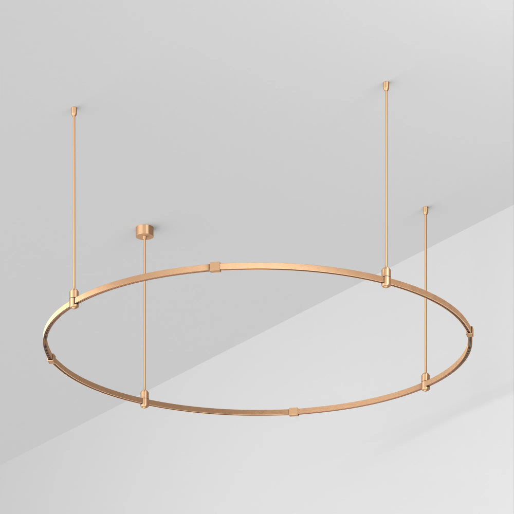 Основание ART-APRIORI-ROUND-ROD-400-R1500 (GD) (Arlight, IP20 Металл, 3 года) 048484