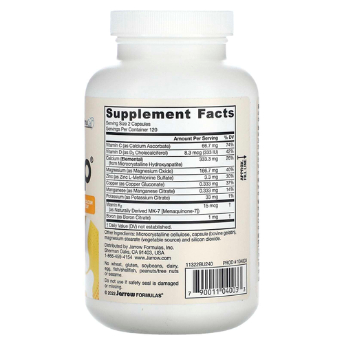 Jarrow Formulas, BoneUp, 1000 мг, 240 капсул