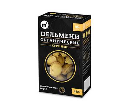 Пельмени органические куриные, Ферма М2, 540 г