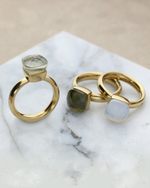 Кольцо Qudo FIRENZE 16.5 (G) Smoky Quartz 107001/40-5110 16.5 размер 16,5