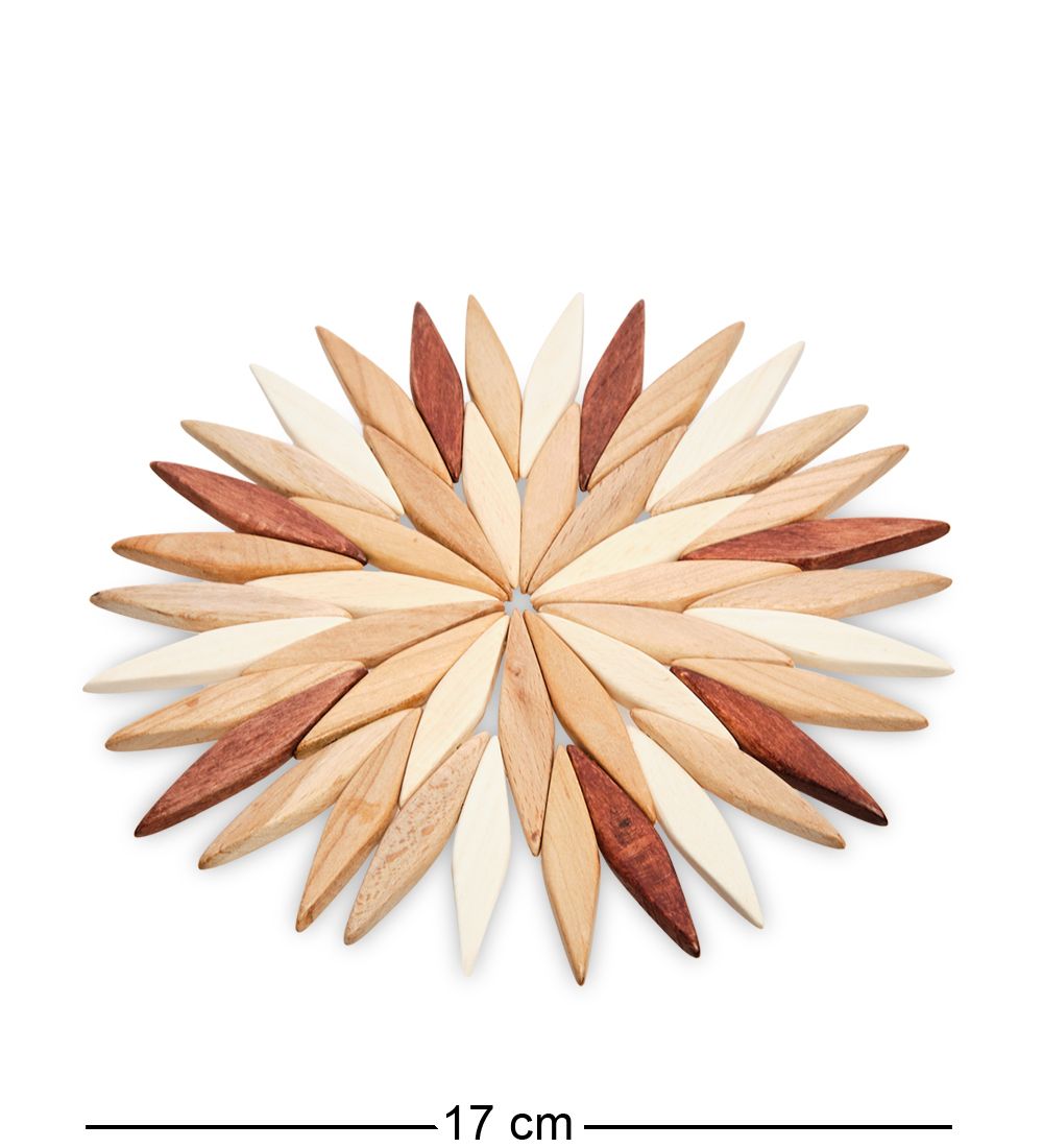 Народные промыслы ДР-500/4 Подставка под горячее, круглая 17х17