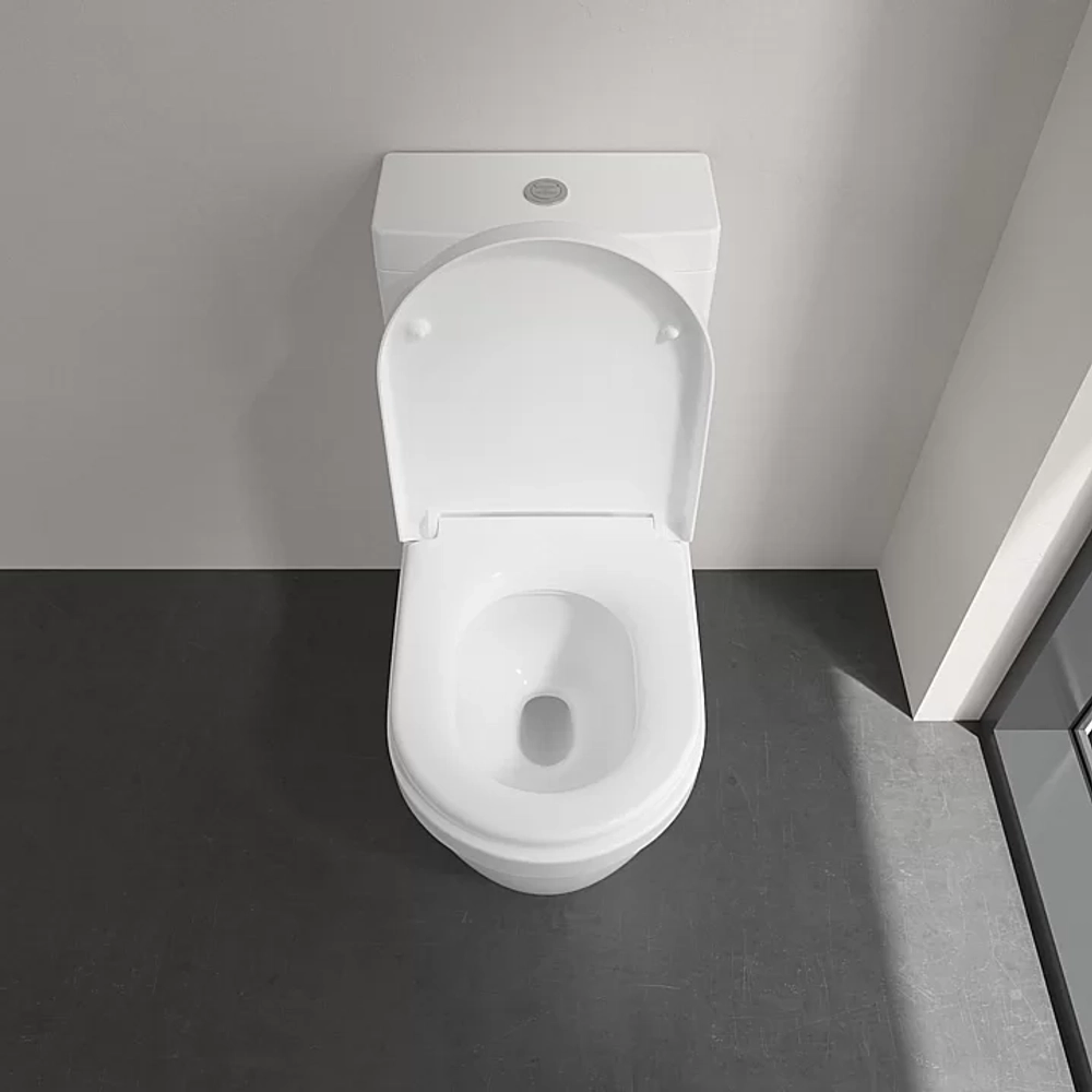 Унитаз напольный Villeroy&Boch Architectura 5691R001 альпийский белый, с бачком