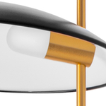 801717  2КОР! Торшер MARMARA LED 5W 400LM ЗОЛОТО/ЧЕРНЫЙ/МРАМОР 3000K