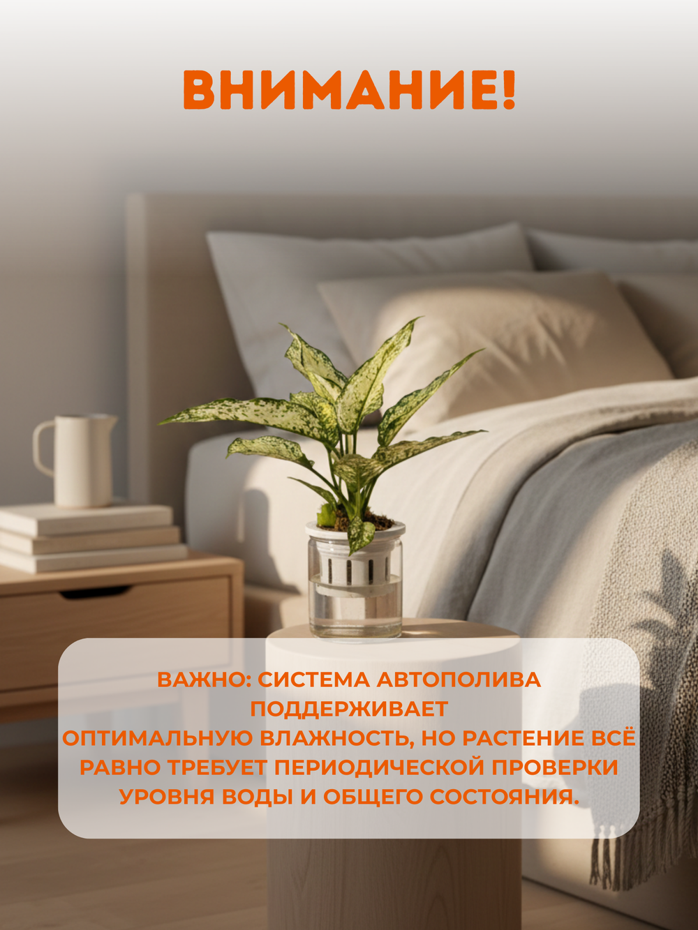 Аглаонема Jadeite д.11 горшок с автополивом