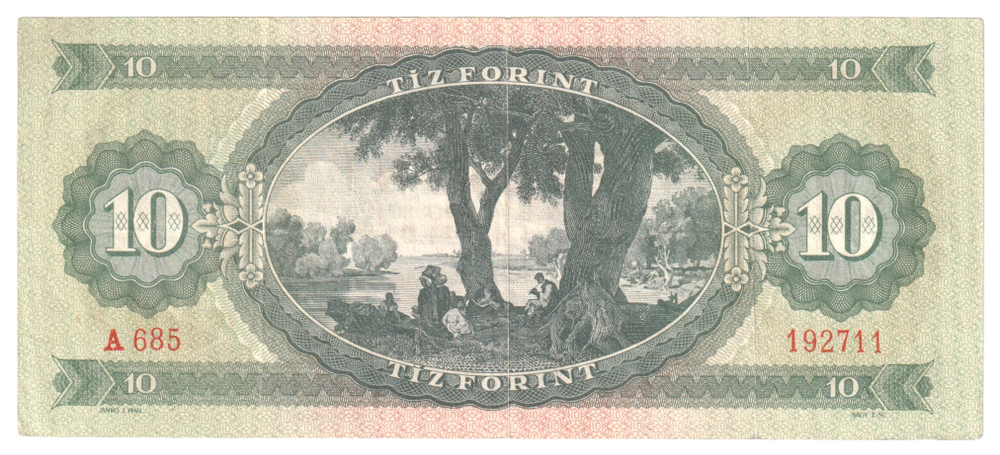 Hungary, 10 Forint, 1962, XF