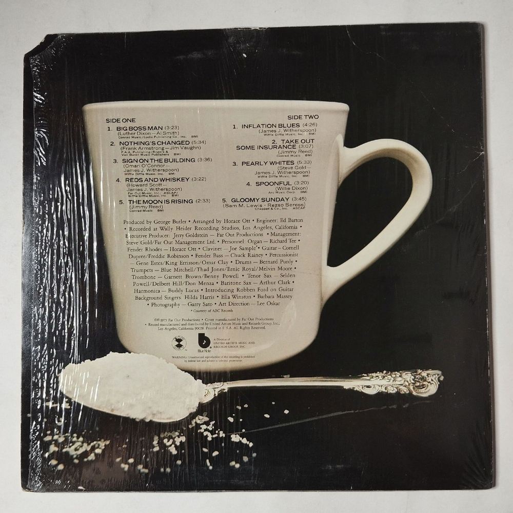 Винтажная виниловая пластинка LP Jimmy Witherspoon Spoonful (USA 1975)