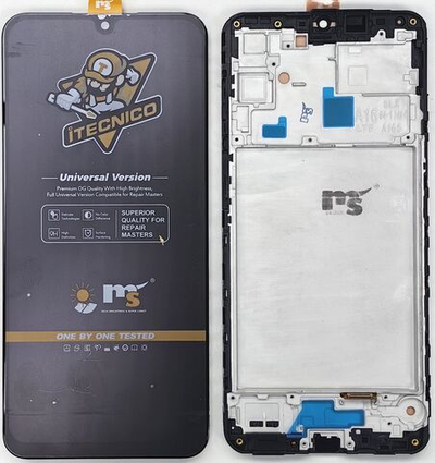 Дисплей Samsung A16 4G рамка черная incell; бренд MS
