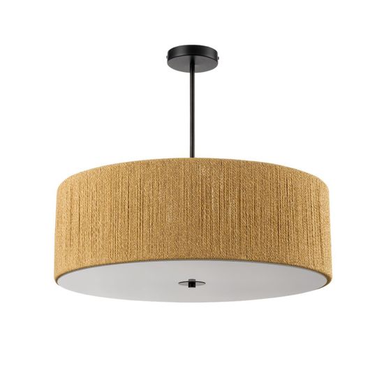 8286/7 ECO черный/коричневый, металл/веревка/стекло Люстра потолочная Е14 7*40W 220V SILVANA