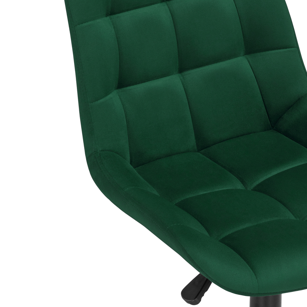 Офисное кресло Woodville Честер зеленый, черный, ножки черные