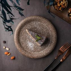 Блюдо круглое d 20 см h3 см Brown Untouched Taiga P.L. Proff Cuisine [1]