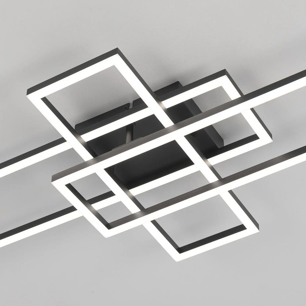 Citilux KUBIT CL201131 Люстра потолочная с пультом Чёрная