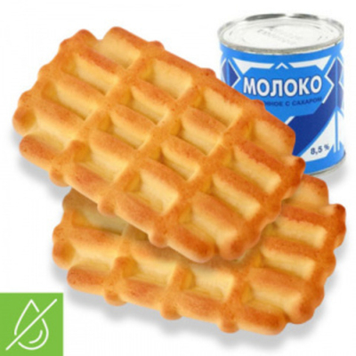 Печенье  Сдоба Вафельки сгущенное молоко 4.4 кг.