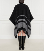 Хлопковое пончо Max Mara Leisure - серый(267360386)