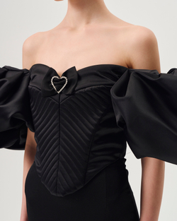 Корсет Posh (Пош) черный