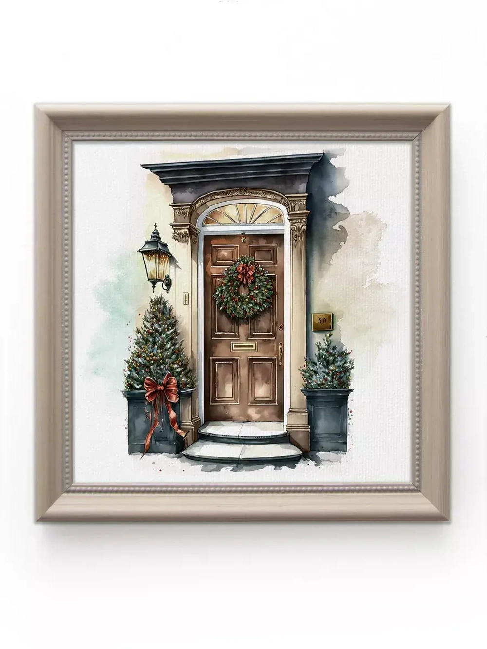 Картины на стену интерьерные на холсте 4 шт, 23*23 см