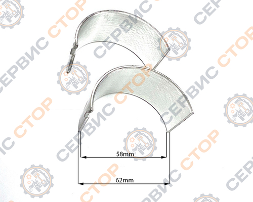 Вкладыши шатуна TY290