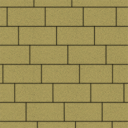 Тротуарная плитка ПРЯМОУГОЛЬНИК 300х150 мм - Стандарт Желтый